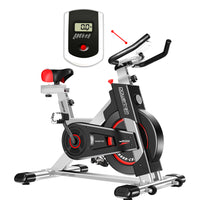 Thumbnail for Powertrain IS-500 Heavy-Duty Exercise Spin Bike Electroplated - Silver