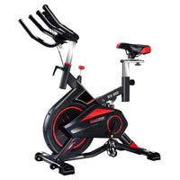 Thumbnail for Powertrain RX-900 Exercise Spin Bike Cardio Cycling - Red