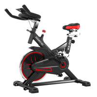 Thumbnail for Powertrain RX-200 Exercise Spin Bike Cardio Cycling - Red