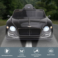 Thumbnail for Kahuna Bentley Exp 12 Licensed Speed 6E Electric Kids Ride On Car Black