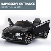 Thumbnail for Kahuna Bentley Exp 12 Licensed Speed 6E Electric Kids Ride On Car Black