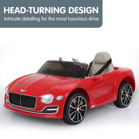 Thumbnail for Kahuna Bentley Exp 12 Speed 6E Licensed Kids Ride On Electric Car Remote Control - Red