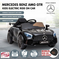 Thumbnail for Kahuna Mercedes Benz Licensed Kids Electric Ride On Car Remote Control - Black