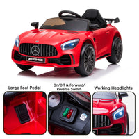 Thumbnail for Kahuna Mercedes Benz Licensed Kids Electric Ride On Car Remote Control - Red