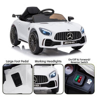 Thumbnail for Kahuna Mercedes Benz Licensed Kids Electric Ride On Car Remote Control - White