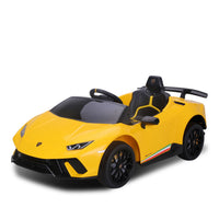 Thumbnail for Kahuna Lamborghini Performante Kids Electric Ride On Car Remote Control - Yellow