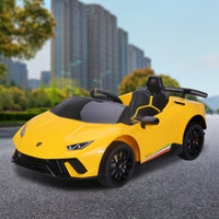 Thumbnail for Kahuna Lamborghini Performante Kids Electric Ride On Car Remote Control - Yellow