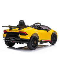 Thumbnail for Kahuna Lamborghini Performante Kids Electric Ride On Car Remote Control - Yellow