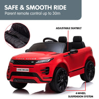 Thumbnail for Kahuna Land Rover Licensed Kids Electric Ride On Car Remote Control - Red