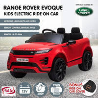 Thumbnail for Kahuna Land Rover Licensed Kids Electric Ride On Car Remote Control - Red