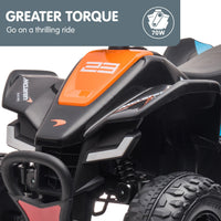 Thumbnail for Kahuna MCL35 McLaren Ride On Electric Quad Bike - Black