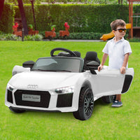 Thumbnail for Kahuna R8 Spyder Audi Licensed Kids Electric Ride On Car Remote Control - White