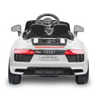 Thumbnail for Kahuna R8 Spyder Audi Licensed Kids Electric Ride On Car Remote Control - White