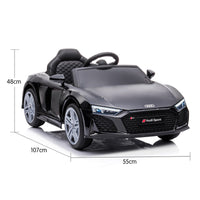 Thumbnail for Kahuna Audi Sport Licensed Kids Electric Ride On Car Remote Control - Black