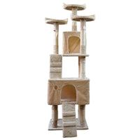 Thumbnail for Furtastic 170cm Beige Cat Tree - Premium Scratching Post & Feline Relaxation Tower