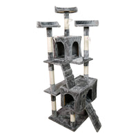 Thumbnail for Furtastic 170cm Cat Tree Scratching Post - Silver Grey