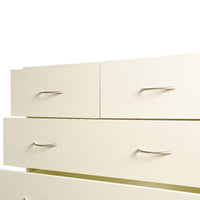 Thumbnail for Sarantino Tallboy Dresser 6 Chest Of Drawers Cabinet 85 X 39.5 X 105 - White