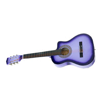 Thumbnail for Karrera 38in Cutaway Acoustic Guitar with guitar bag - Purple Burst