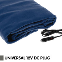 Thumbnail for Laura Hill Heated Electric Car Blanket 150x110cm 12v - Navy Blue