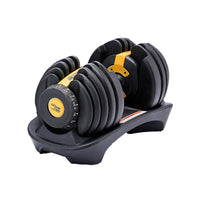 Thumbnail for Powertrain 1x 24KG  Adjustable Home Gym Dumbbell - Gold