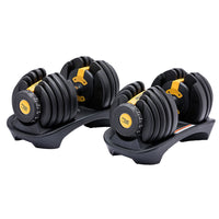 Thumbnail for Powertrain 48kg  Adjustable Dumbbell Home Gym Set Gold