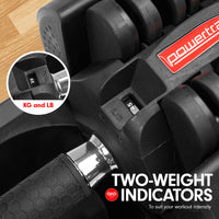 Thumbnail for Powertrain 20kg Gen2 Home Gym Adjustable Dumbbell