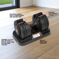 Thumbnail for Powertrain 20kg Gen2 Home Gym Adjustable Dumbbell