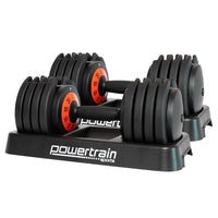 Thumbnail for Powertrain GEN2 Pro Adjustable Dumbbell Set - 50kg