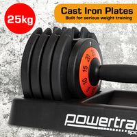 Thumbnail for Powertrain GEN2 Pro Adjustable Dumbbell Set - 50kg