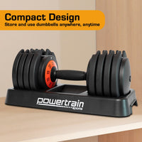 Thumbnail for Powertrain GEN2 Pro Adjustable Dumbbell Set - 50kg