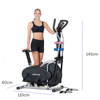 Thumbnail for Powertrain 5-in-1 Elliptical Cross Trainer Bike with Dumbbell Sets