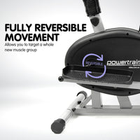 Thumbnail for Powertrain 6-in-1 Elliptical Cross Trainer Bike with Weights and Twist Disc