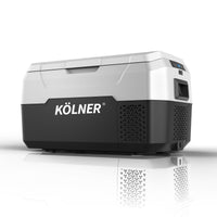 Thumbnail for Kolner 20l Portable Fridge Freezer Cooler 12/24/240v Camping Refrigerator Black