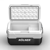 Thumbnail for Kolner 20l Portable Fridge Freezer Cooler 12/24/240v Camping Refrigerator Black