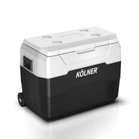 Thumbnail for Kolner 40l Fridge Freezer Cooler 12/24/240v Camping Portable Esky Refrigerator With Trolley - Black