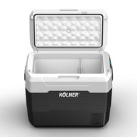 Thumbnail for Kolner 50l Fridge Freezer Cooler 12/24/240v Camping Portable Esky Refrigerator - Black