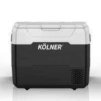 Thumbnail for Kolner 50l Fridge Freezer Cooler 12/24/240v Camping Portable Esky Refrigerator With Trolley - Black