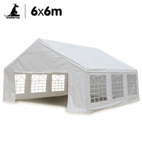 Thumbnail for Wallaroo 6x6m Outdoor Event Marquee Gazebo Party Wedding Tent - White