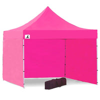 Thumbnail for Wallaroo Gazebo Tent Marquee 3x3 PopUp Outdoor Pink