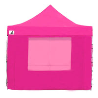 Thumbnail for Wallaroo Gazebo Tent Marquee 3x3 PopUp Outdoor Pink