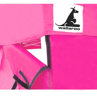 Thumbnail for Wallaroo Gazebo Tent Marquee 3x3 PopUp Outdoor Pink