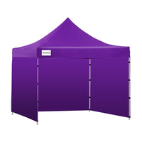 Thumbnail for Wallaroo Gazebo Tent Marquee 3x3 PopUp Outdoor Purple