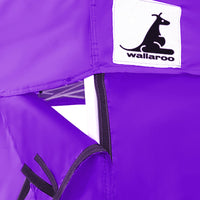 Thumbnail for Wallaroo Gazebo Tent Marquee 3x3 PopUp Outdoor Purple