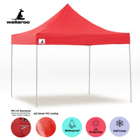 Thumbnail for Wallaroo Gazebo Tent Marquee 3x3 PopUp Outdoor  Red