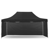 Thumbnail for Wallaroo Gazebo Tent Marquee 3x4.5m PopUp Outdoor Black