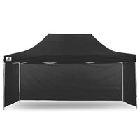 Thumbnail for Wallaroo Gazebo Tent Marquee 3x4.5m PopUp Outdoor Black