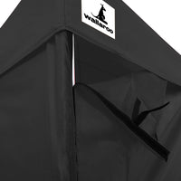 Thumbnail for Wallaroo Gazebo Tent Marquee 3x6m PopUp Outdoor Wallaroo Black