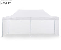 Thumbnail for Wallaroo Gazebo Tent Marquee 3x6m PopUp Outdoor Wallaroo White