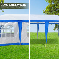 Thumbnail for Wallaroo 4x8 Outdoor Event Wedding Marquee Tent Blue