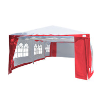 Thumbnail for Wallaroo 4x8 Outdoor Event Wedding Marquee Tent Red